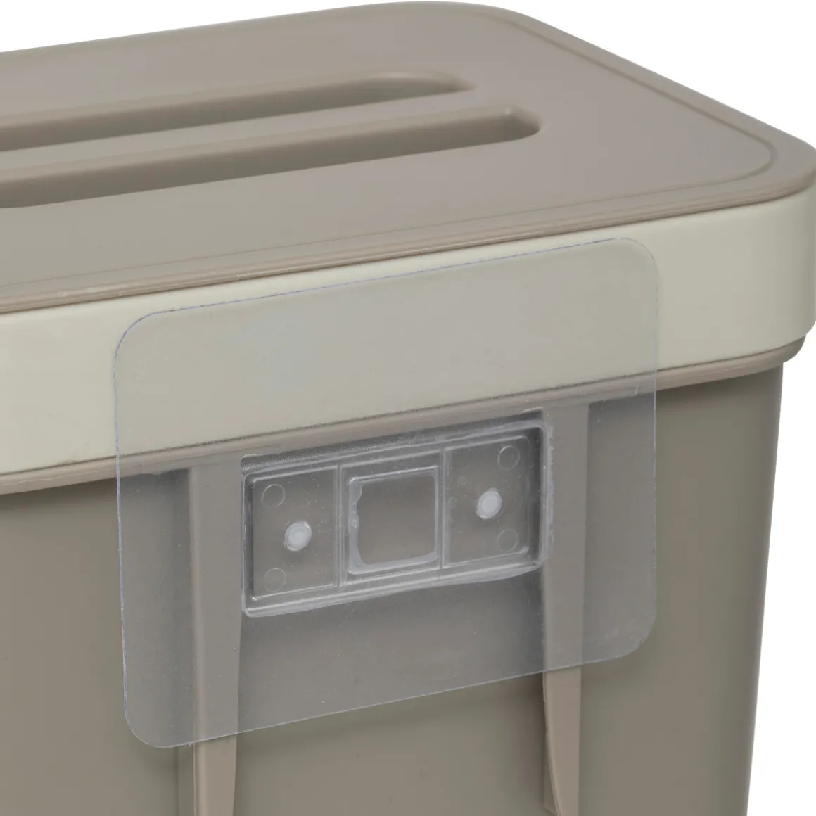 Poubelle compost plastique 5L, Taupe