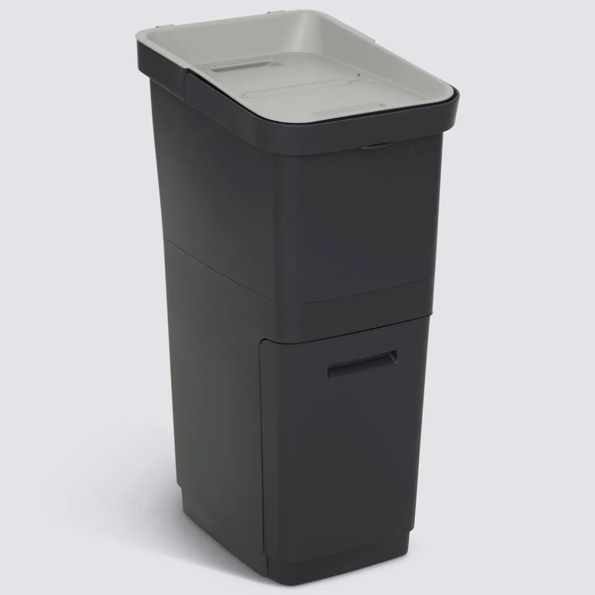 Poubelle de recyclage, 36L, Noir