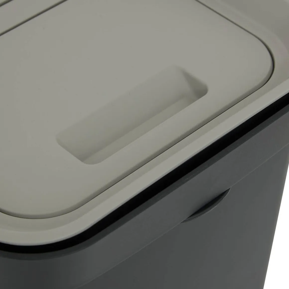 Poubelle de recyclage, 36L, Noir