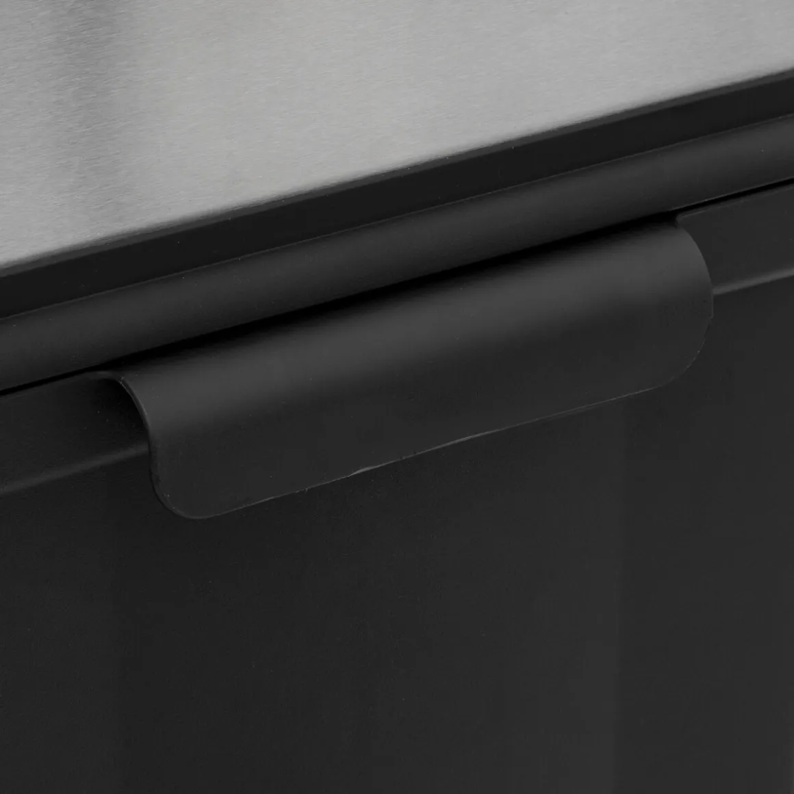 Poubelle de tri sélectif en métal 20+14L, Inox