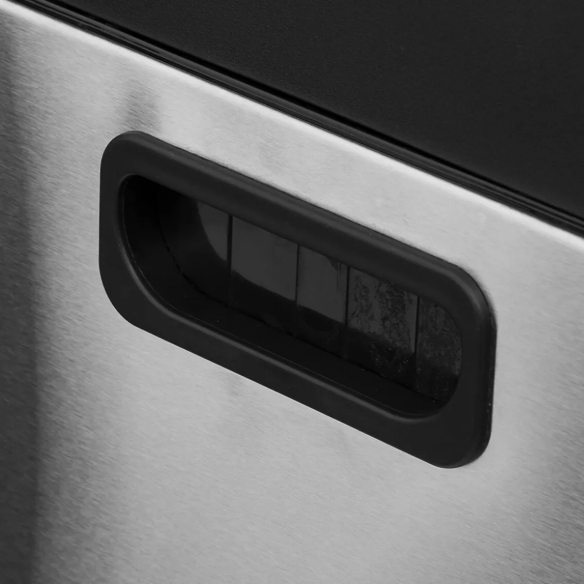 Poubelle de tri sélectif en métal 20+14L, Inox
