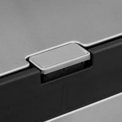Poubelle de tri sélectif en métal 20+14L, Inox
