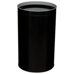 Poubelle, Détecteur infra-rouge + bouton, 40 l, Noir