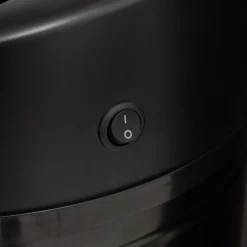 Poubelle, Détecteur infra-rouge + bouton, 40 l, Noir