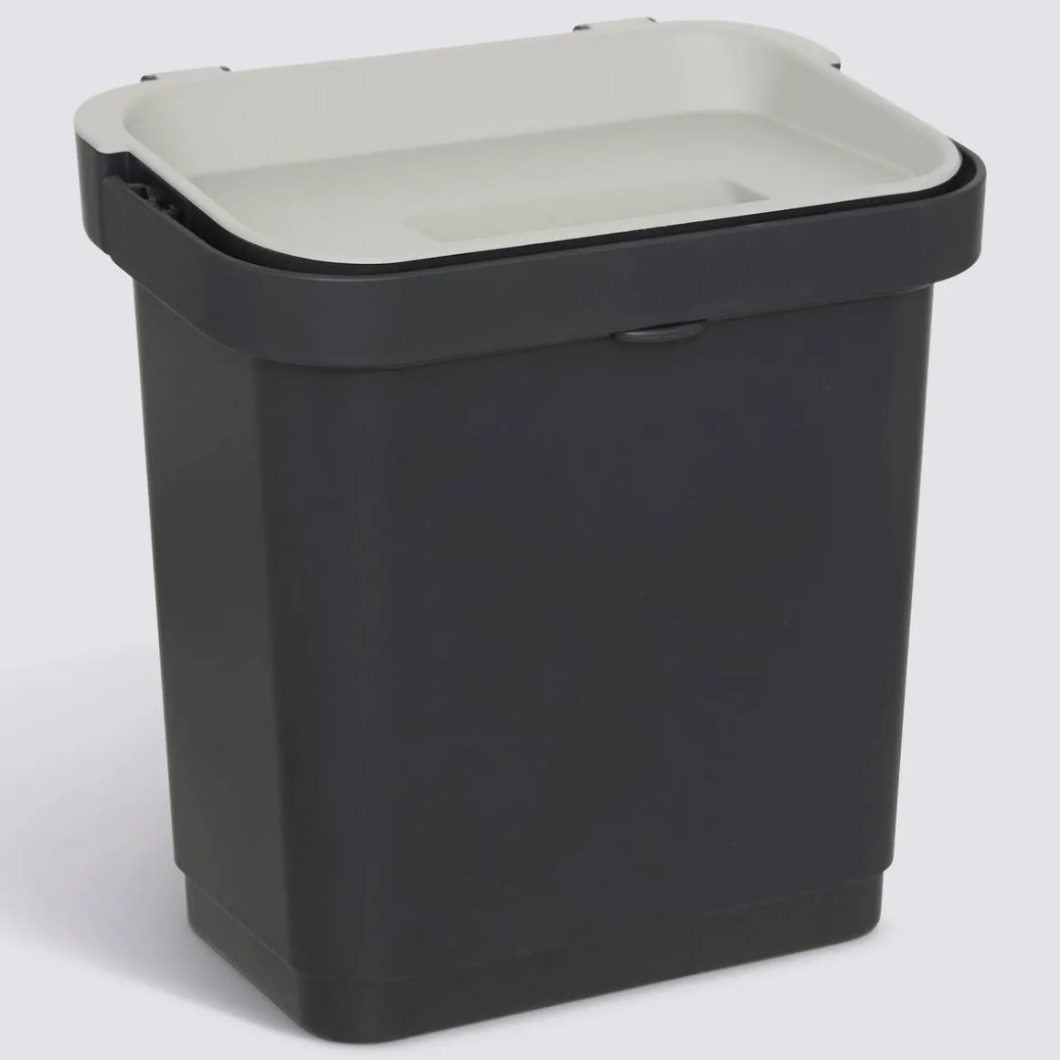 Poubelle, Manuel, 5 l, Noir