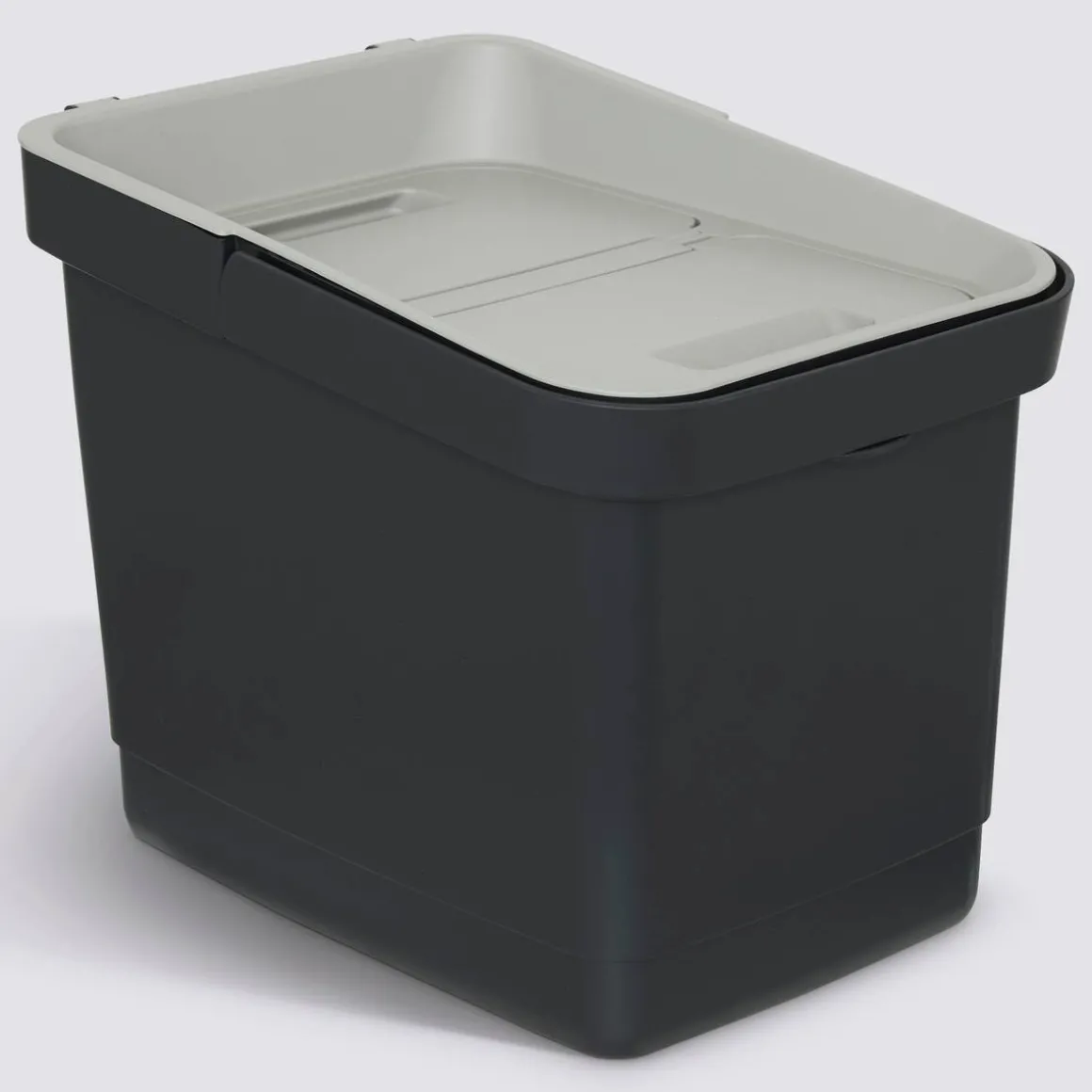 Poubelle, Manuel, 20,5 l, Noir