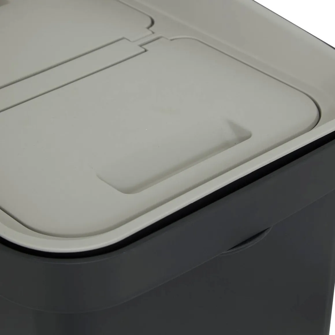 Poubelle, Manuel, 20,5 l, Noir
