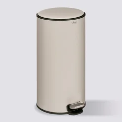 Poubelle métal 30L, Argile