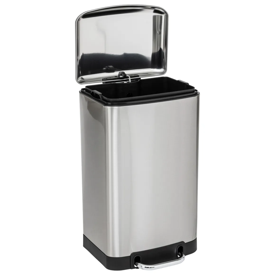 Poubelle métal 20L, Inox