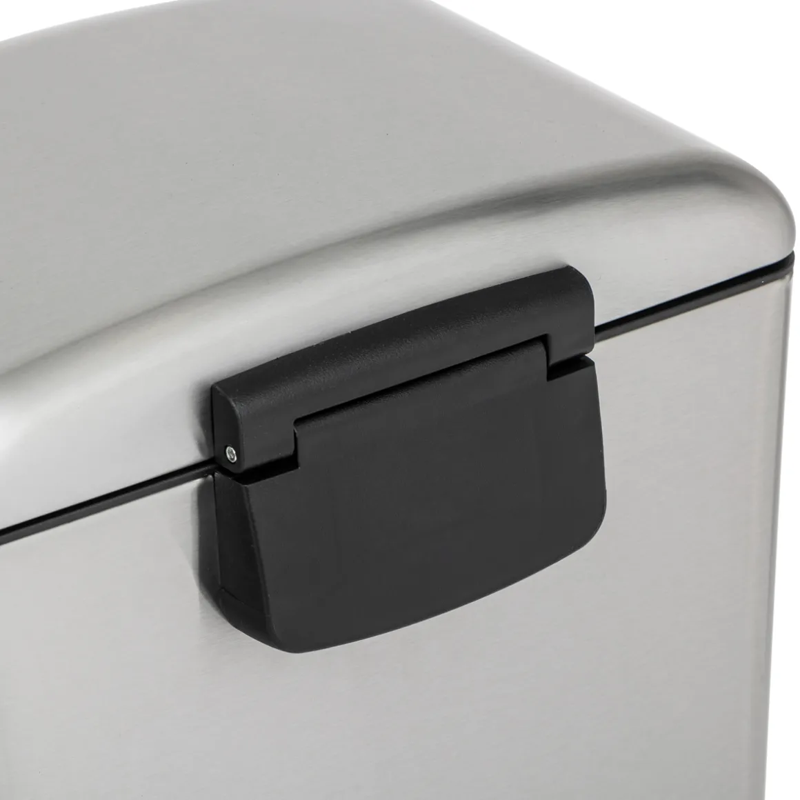 Poubelle métal 20L, Inox