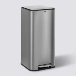 Poubelle métal 30L, Inox