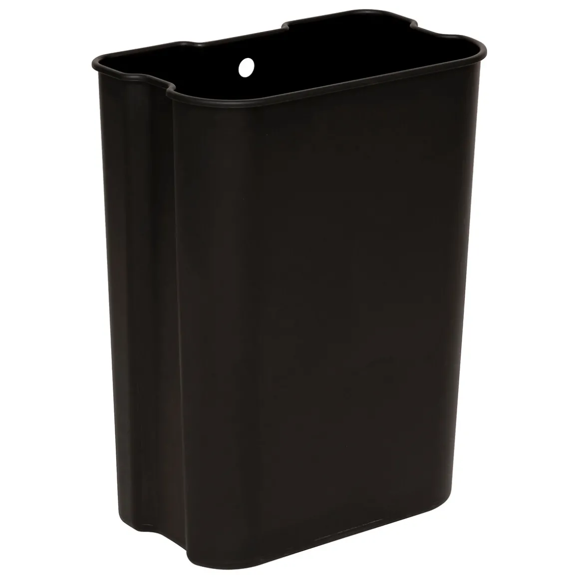 Poubelle métal 50L, Inox finition mat