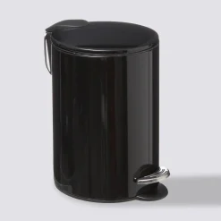 Poubelle métal Soft Close 3L, Noir