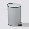 Poubelle métal Soft Close 3L, Gris