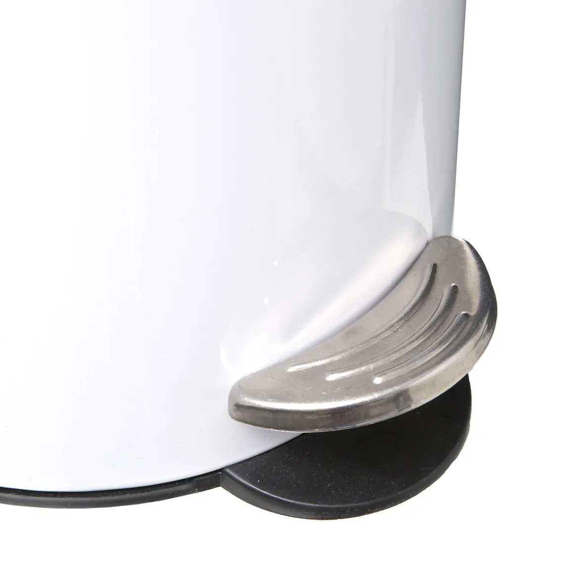 Poubelle métal Soft Close 3L, Blanc