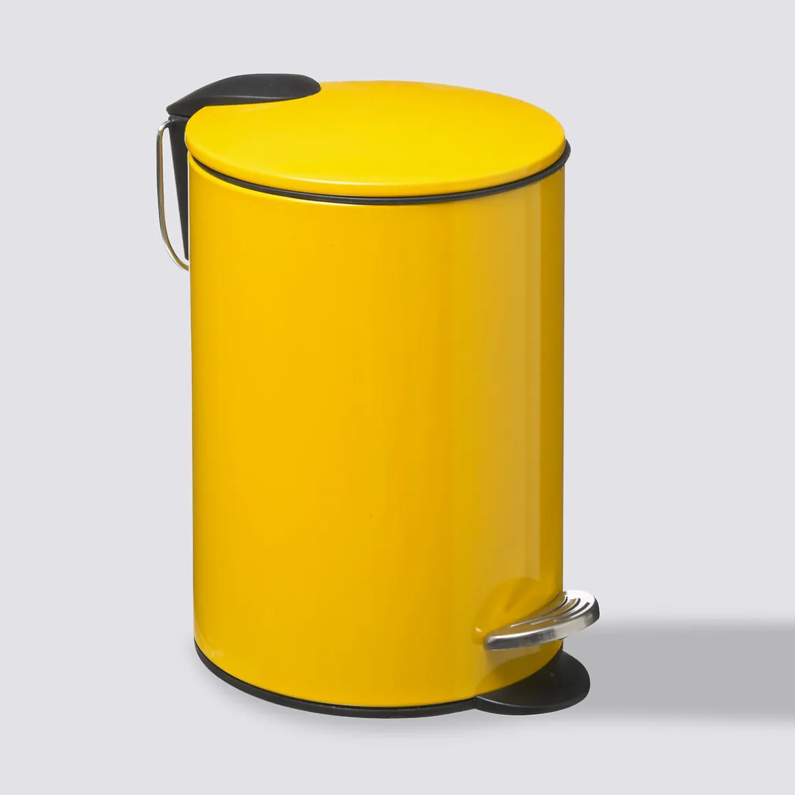 Poubelle métal Soft Close 3L, Jaune