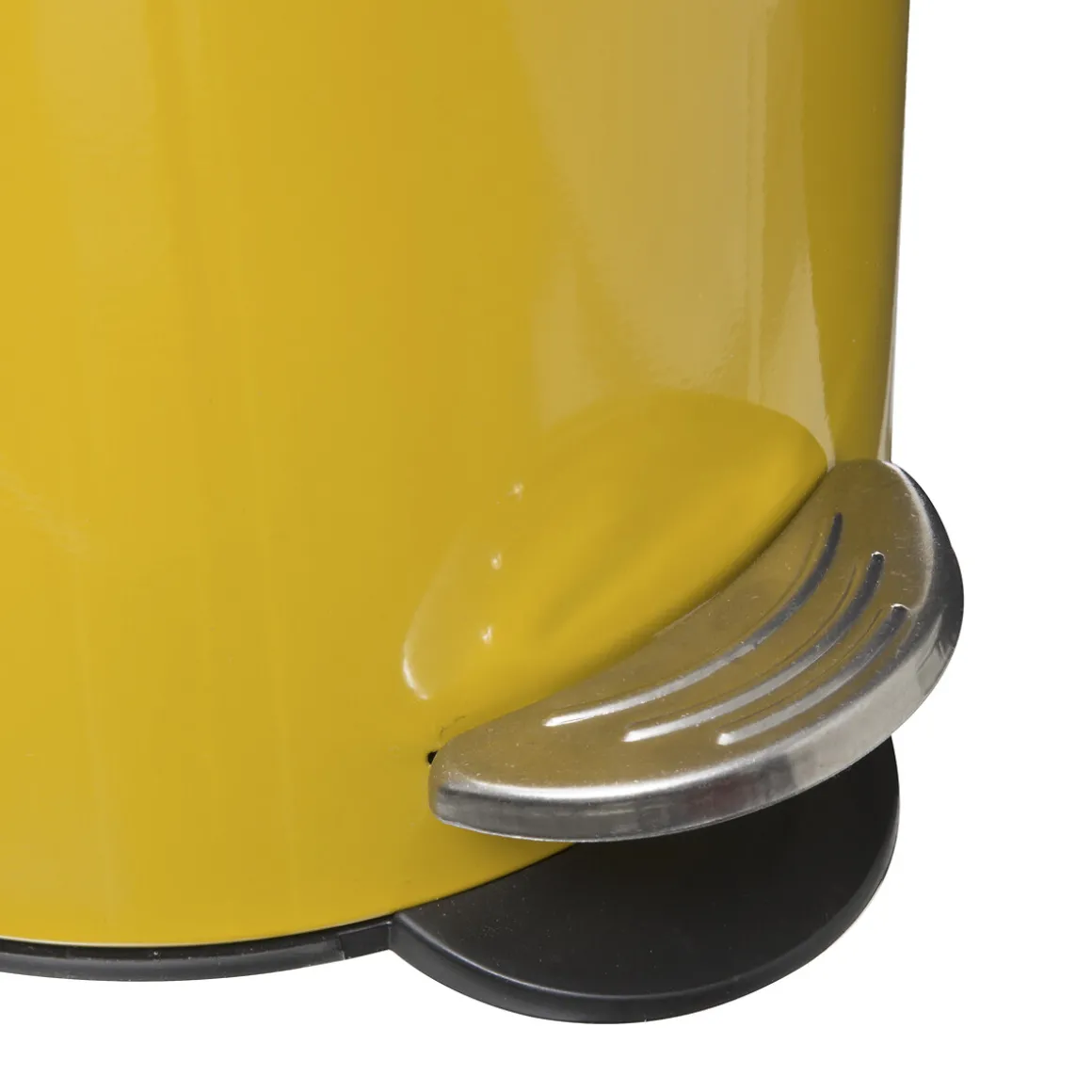 Poubelle métal Soft Close 3L, Jaune