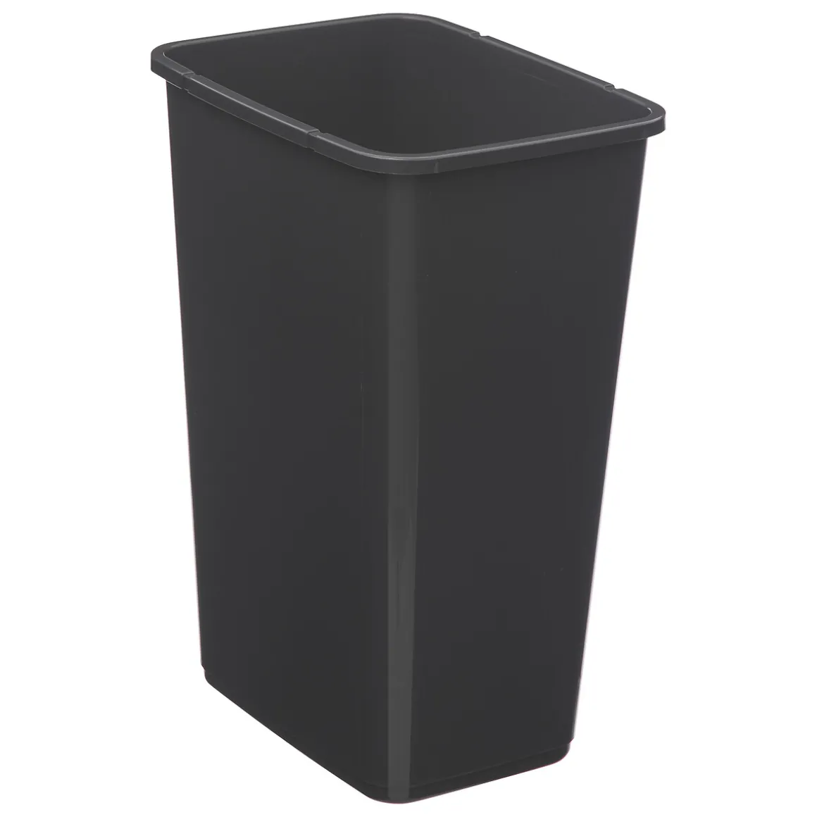 Poubelle rectangulaire à 2 ouvertures plastique 25L, Gris