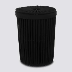 Poubelle ronde 7L, Noir