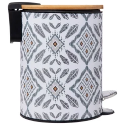 Poubelle soft close 3L, Blanc et vert
