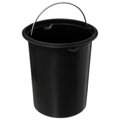 Poubelle soft close 3L, Noir et beige
