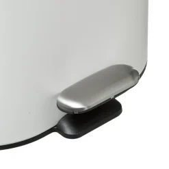 Poubelle Soft close métal 6L, Blanc