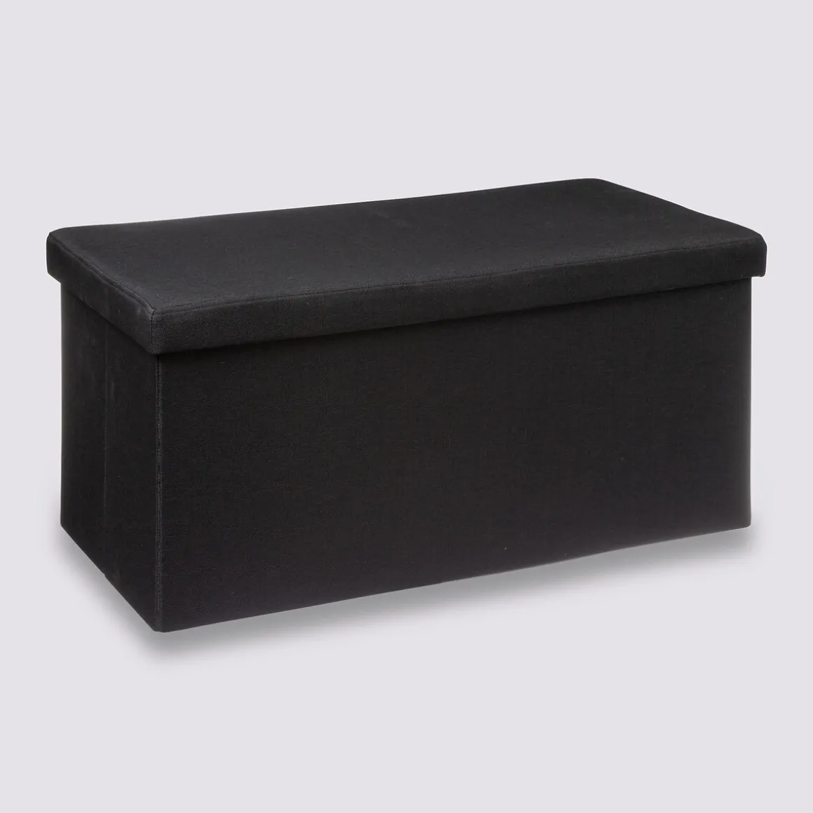 Pouf double pliant, Noir