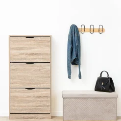 Pouf double pliant, Velour lin