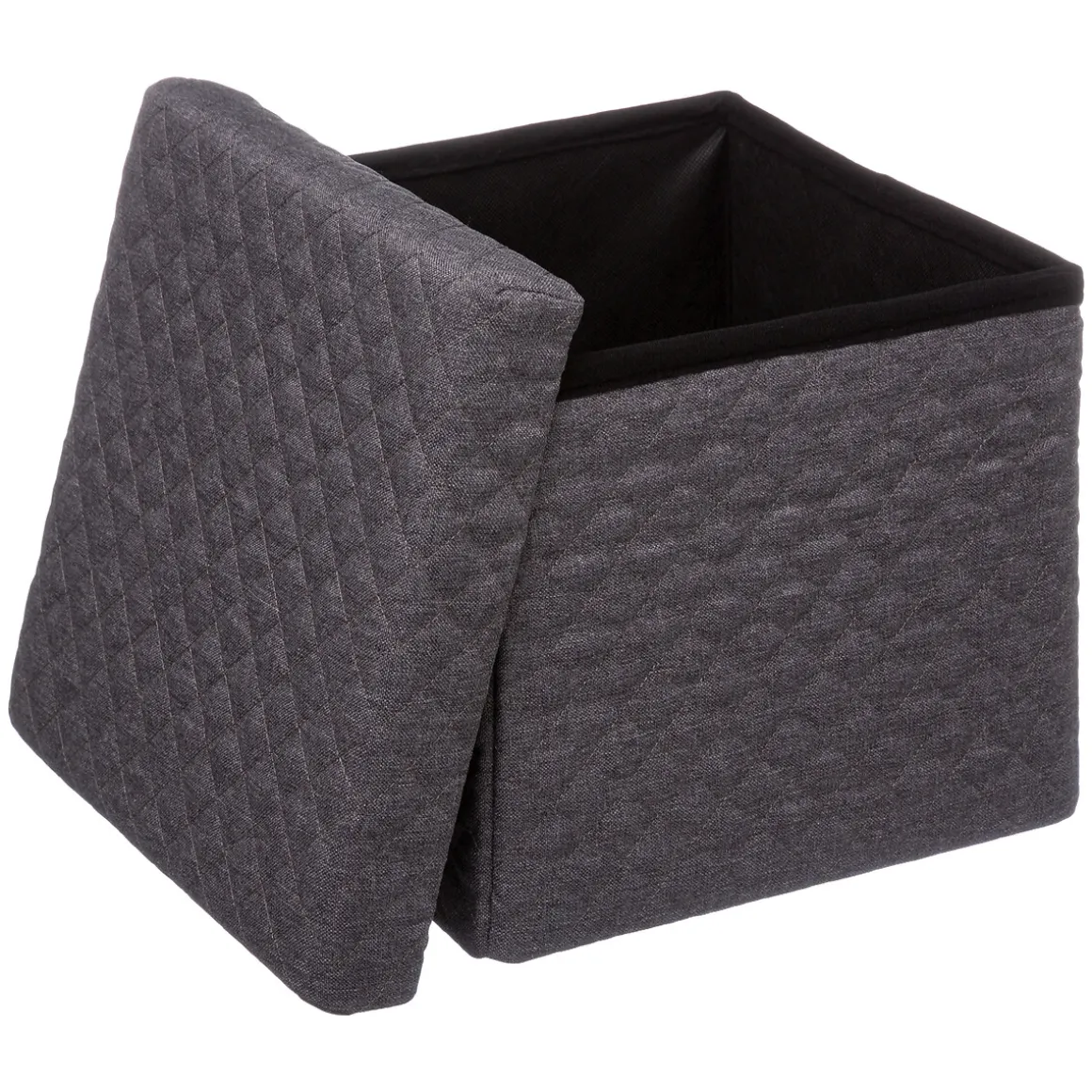 Pouf pliable 31x31 cm,Gris anthracite