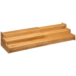 Présentoir à épices extensible, Bambou