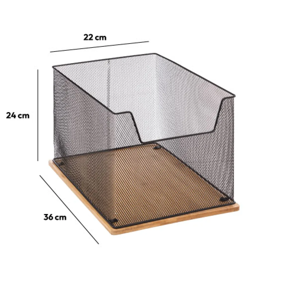 Range-bureau bambou, Noir