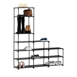 Range-chaussures modulables, Noir