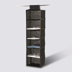 Range-chemises 6 cases, Gris