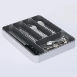 Range-couverts extensible, Gris