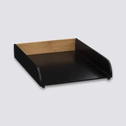 Range-documents bambou, Noir