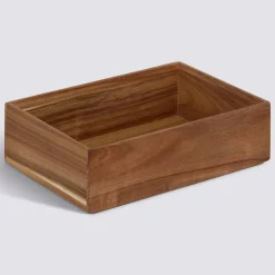 Rangement tiroirs, l.23 cm, Marron