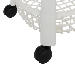 Resserre avec paniers 4 niveaux, Blanc