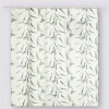 Rideau de douche, Blanc et vert