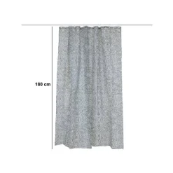 Rideau de douche, l.180 cm, Gris