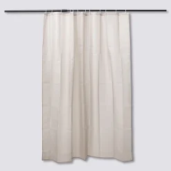 Rideau de douche 180x200cm, Beige naturel