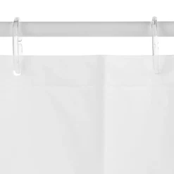 Rideau de douche 180x200cm, Blanc