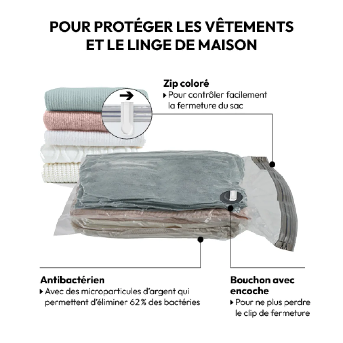 Sac compresseur 120x70cm