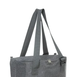 Sac de shopping avec 2 roulettes, Gris