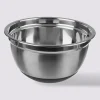 Saladier antidérapant D25cm, Inox