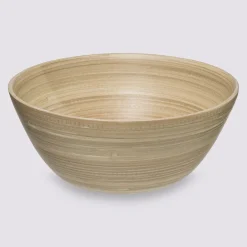 Saladier D25 cm, Bambou