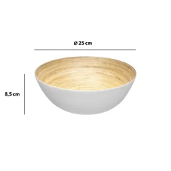 Saladier D25 cm, Blanc