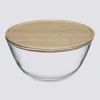 Saladier D23 cm, Couvercle bambou