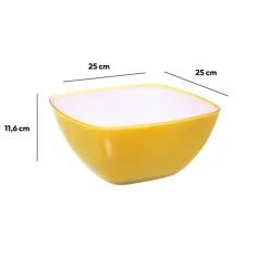 Saladier D25 cm, Jaune moutarde