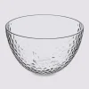 Saladier martelée D14 cm,Transparent