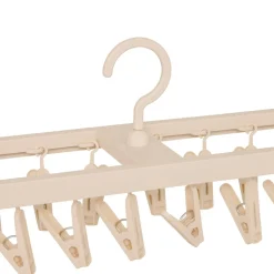 Séchoir double, 32 pinces, Beige